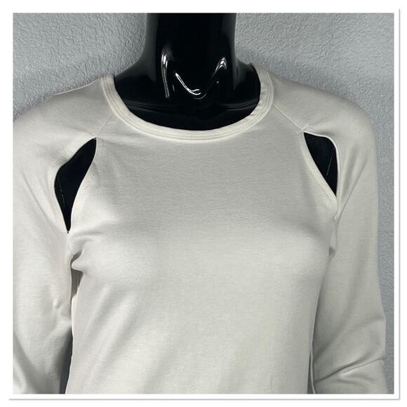 Toit Volant Frankie Viscose Blend Cut Outs Midi Dress Sz M NWT - Picture 3 of 6